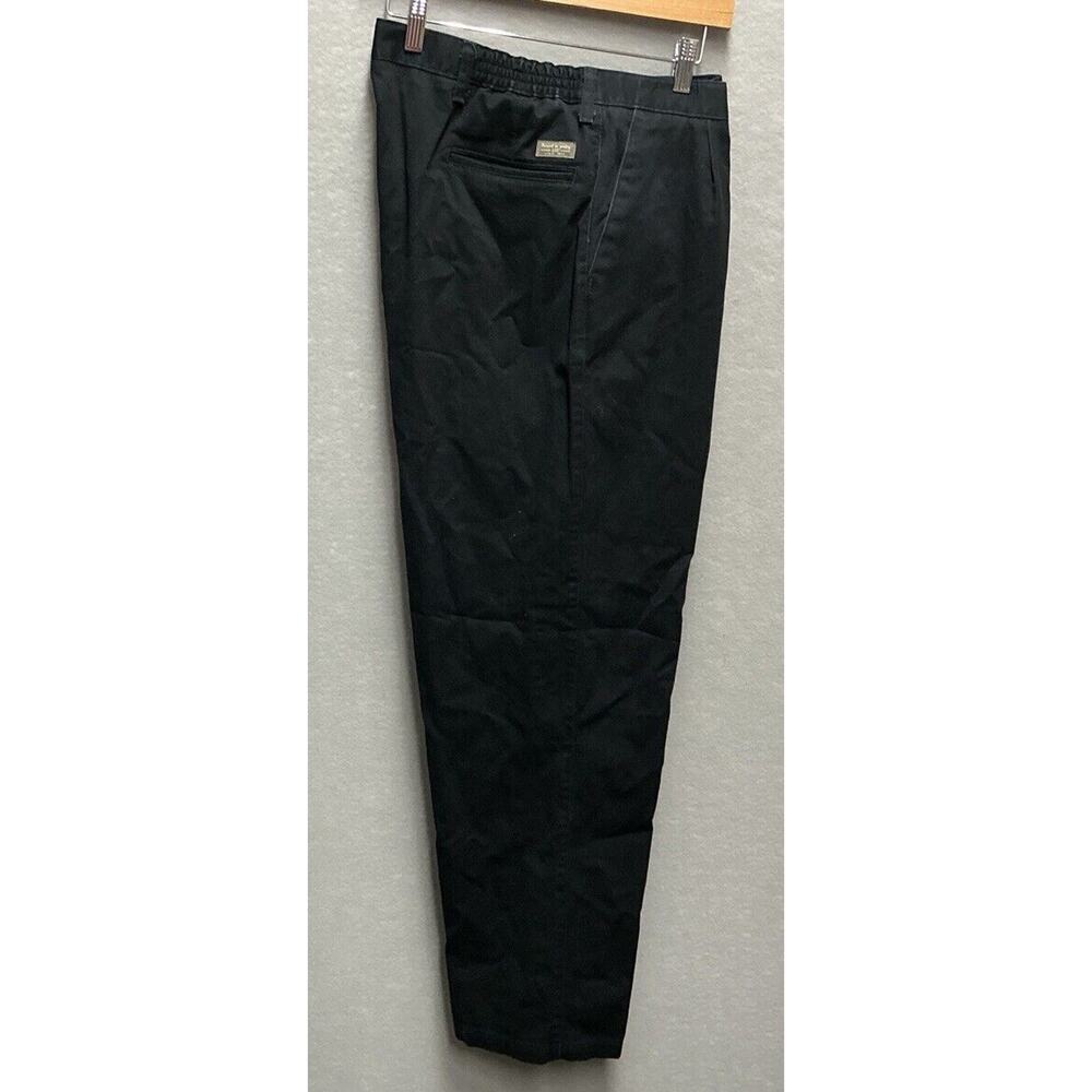 Lee Performance Khakis Black Pleated Mens Size 40”X‎ 30.5”